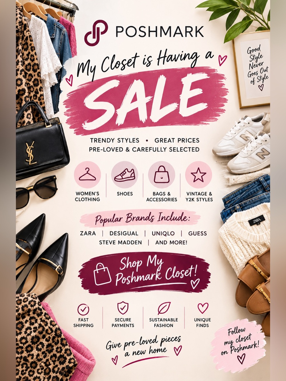 INVENTORY SALE 🔥
✨ CLEARING OUT MY CLOSET! ✨
